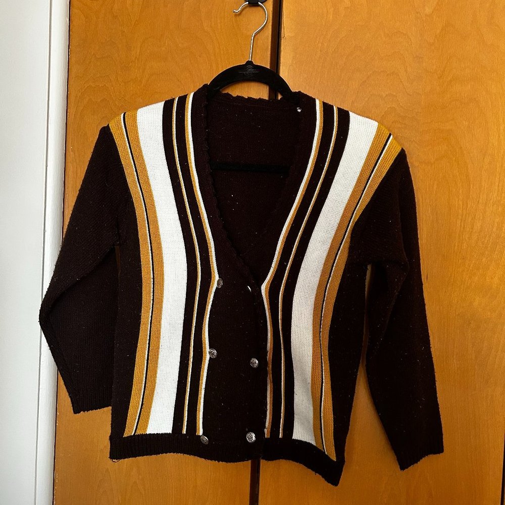 Vintage 50s/60s Women's Striped Sweater